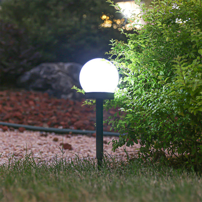Outdoor Solar LED Garden Round Ball Bulb Light Waterproof Lawn Landscape Lamp Ground Plug Decorativ 4