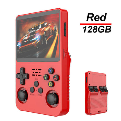 R36S Retro Game Console 35Inch IPS Display 128GB Builtin Games ArkOS System  PocketSized Portable V 15