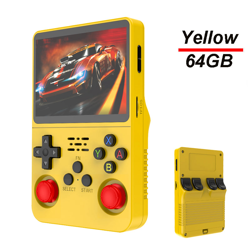 R36S Retro Game Console 35Inch IPS Display 128GB Builtin Games ArkOS System  PocketSized Portable V 8