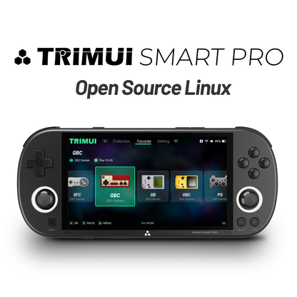 Trimui Smart Pro Handheld Game Console, 4 96 IPS Screen, Linux System, RGB Lighting, Retro Video Game Player & Gift