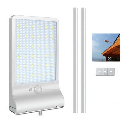 Outdoor LED Solar Light Solar Lamp with PIR Motion Sensor Wall Light Waterproof, Sunlight Powered Garden Street Lamp