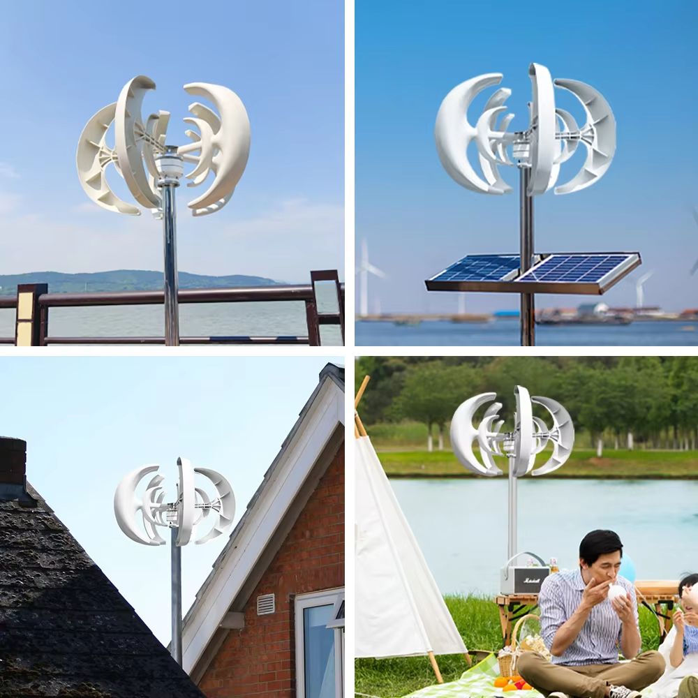 5000W Vertical Wind Turbine Generator  12V24V48V Small Windmill For Home Farm  OffGrid Energy With  3