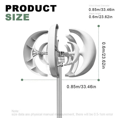 5000W Vertical Wind Turbine Generator  12V24V48V Small Windmill For Home Farm  OffGrid Energy With  5