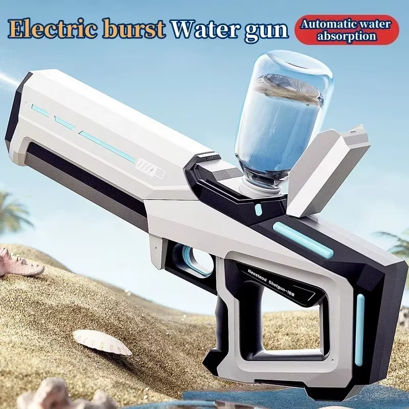 Automatic Water Absorbing Electric Water Gun Fun Outdoor Toy For Boys Adults  Pool Games 2