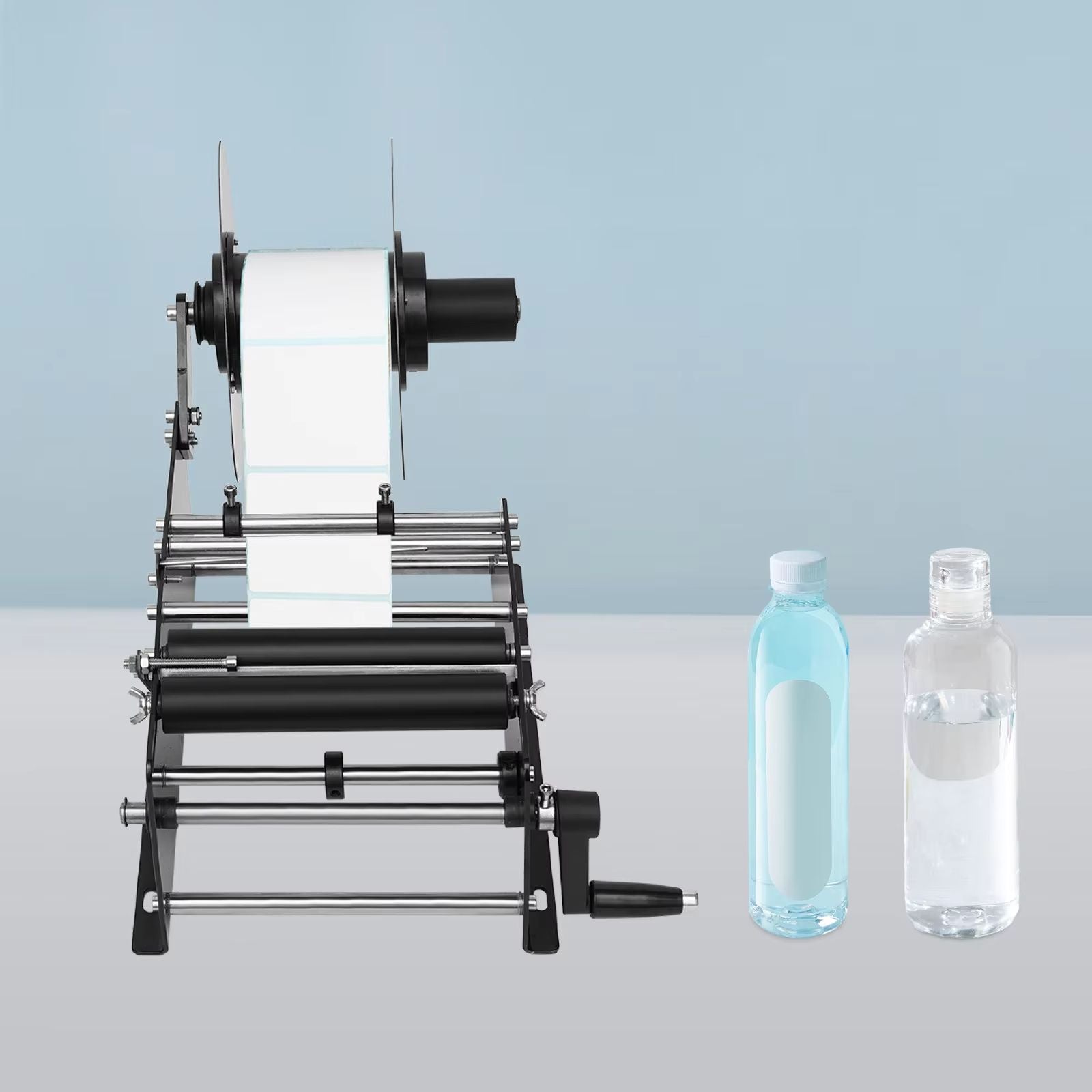 MT30 Manual Round Bottle Labeling Machine  Compact Label Applicator For Small Businesses  Packaging 2