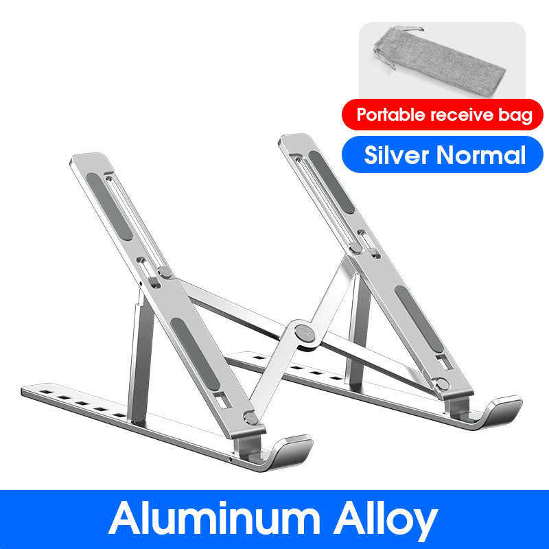 YYLM N8 Aluminum Laptop Stand for MacBook, Adjustable, Portable, Foldable Cooling Notebook Holder