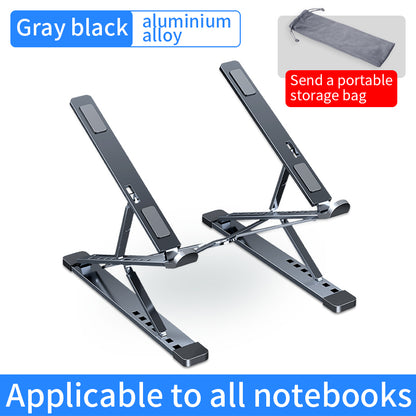 YYLM N8 Aluminum Laptop Stand For MacBook Adjustable Portable Foldable Cooling Notebook Holder 7