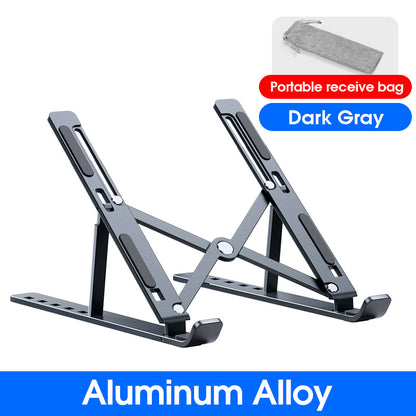 YYLM N8 Aluminum Laptop Stand For MacBook Adjustable Portable Foldable Cooling Notebook Holder 8