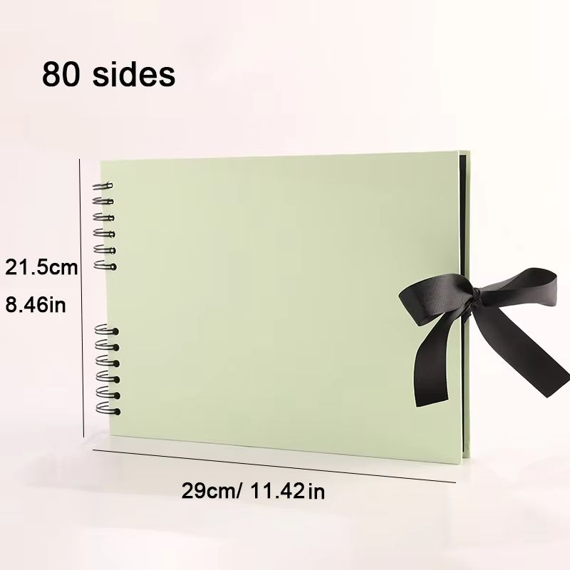 DIY Kraft Scrapbook Album  ZK20 80Page Memory Book For Wedding Anniversary  Creative Photo Gifts 12