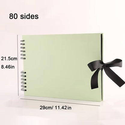 DIY Kraft Scrapbook Album  ZK20 80Page Memory Book For Wedding Anniversary  Creative Photo Gifts 12