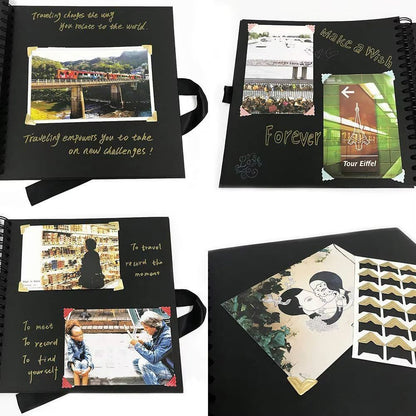 DIY Kraft Scrapbook Album  ZK20 80Page Memory Book For Wedding Anniversary  Creative Photo Gifts 1