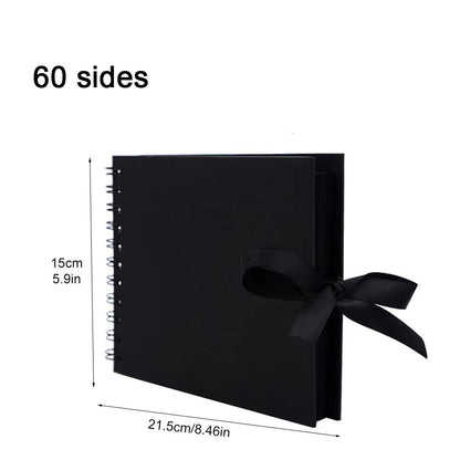 DIY Kraft Scrapbook Album  ZK20 80Page Memory Book For Wedding Anniversary  Creative Photo Gifts 7