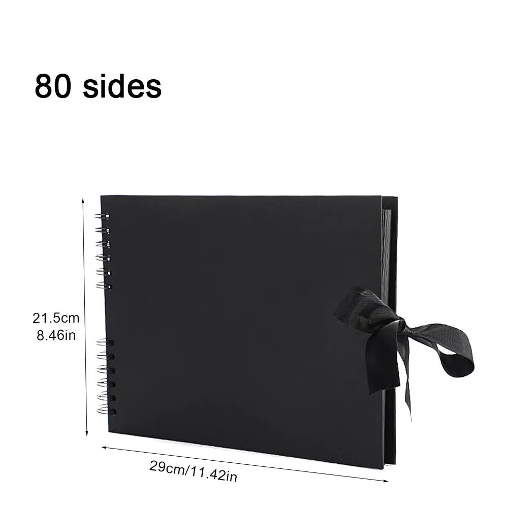 DIY Kraft Scrapbook Album  ZK20 80Page Memory Book For Wedding Anniversary  Creative Photo Gifts 13