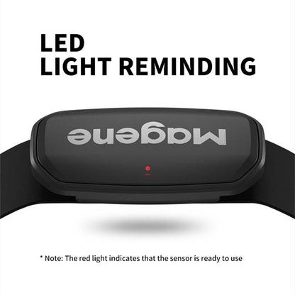 Magene H303 Heart Rate Monitor BluetoothANT Chest Strap DualMode HR Sensor For Cycling Running  Spo 2
