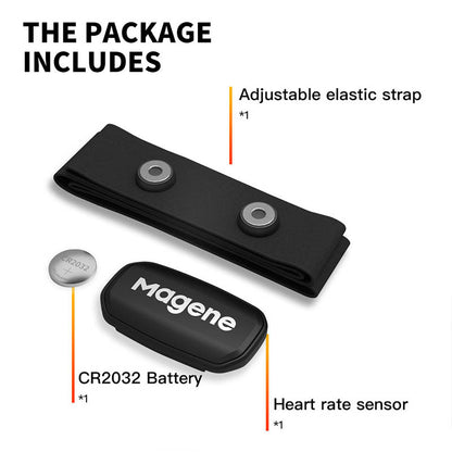 Magene H303 Heart Rate Monitor BluetoothANT Chest Strap DualMode HR Sensor For Cycling Running  Spo 5