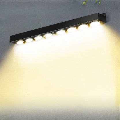 Waterproof Outdoor LED Solar Wall Light Solar Fence Sign Lights, Patio Porch Deck Balcony Yard Garden Home Atmosphere