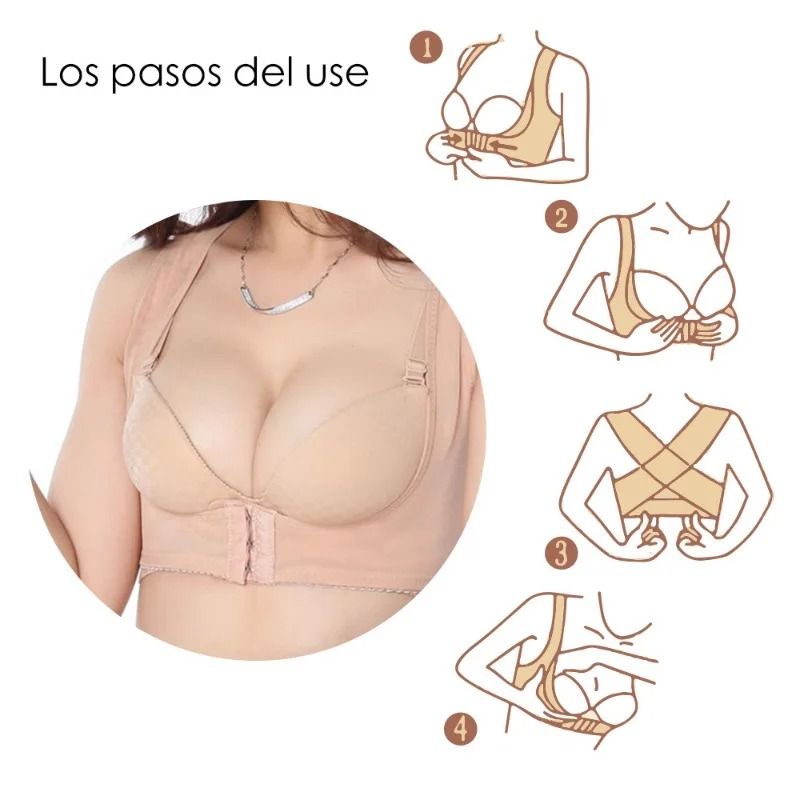 Women Adjustable Posture Corrector Back Support Brace 5