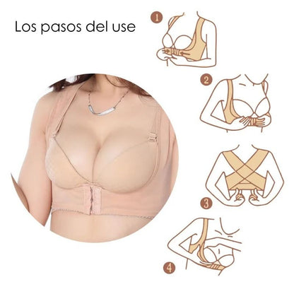 Women Adjustable Posture Corrector Back Support Brace 5