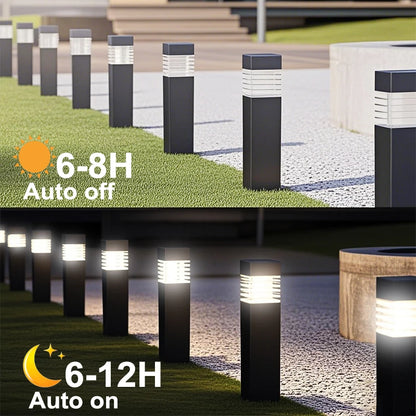 Waterproof Solar Courtyard Garden Landscape Lights, Outdoor Lawn Night Lights, Decorative Ground Plug Lamps for Yard