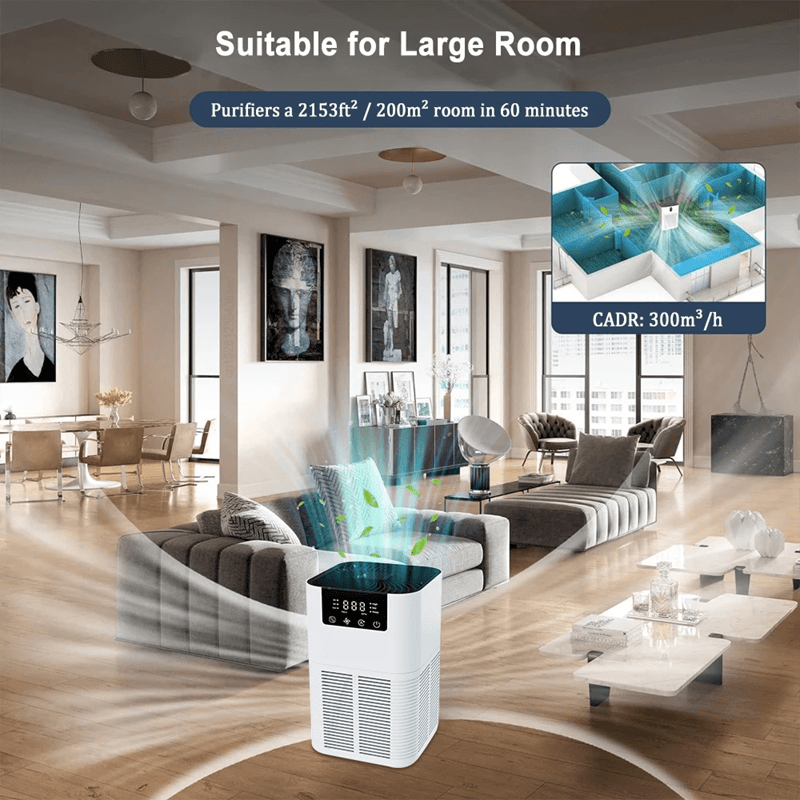 PureBreathe HEPA Air Purifier With Negative Ion Technology 1