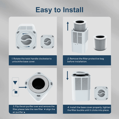 PureBreathe HEPA Air Purifier With Negative Ion Technology 4