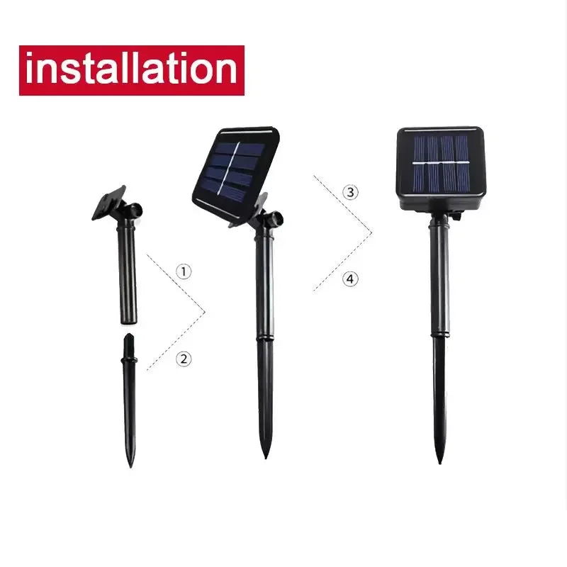 Waterproof Outdoor Solar Rope Led Light Garden Xmas Decoration Tube Fairy Strip String Lights 4
