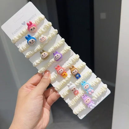 Cute Rabbit Cartoon Hairband High Elasticity Daily Use Hair Accessory
