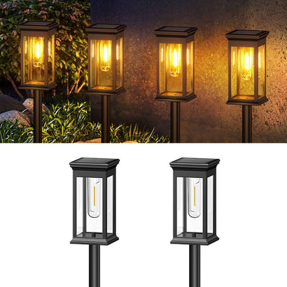Solar Lights Upgraded 2700K Warm White Super Bright 12Hrs Waterproof For Yard Garden Patio Path Lig 6