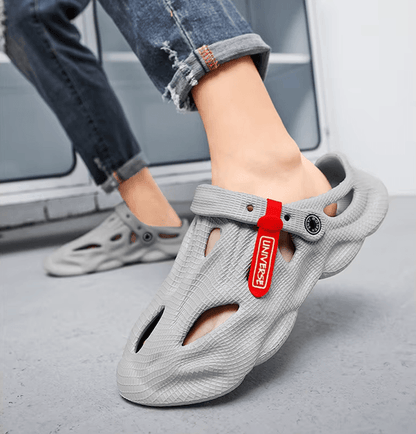 BreezeStep Mens Summer Slippers Outdoor and Indoor Comfort Slides