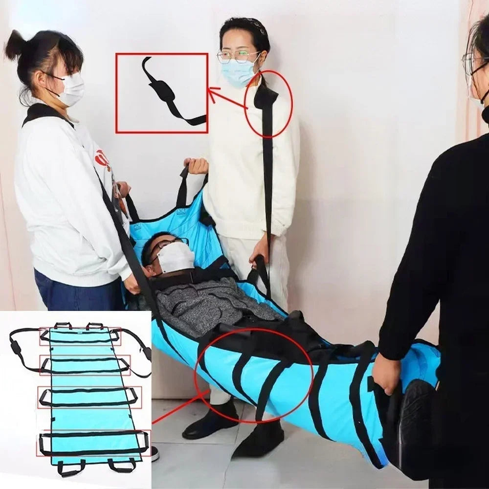 Adjustable Portable Medical First Aid Stretcher Emergency Rescue Soft Rack With Thickened Canvas Fo 5