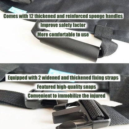 Adjustable Portable Medical First Aid Stretcher Emergency Rescue Soft Rack With Thickened Canvas Fo 2