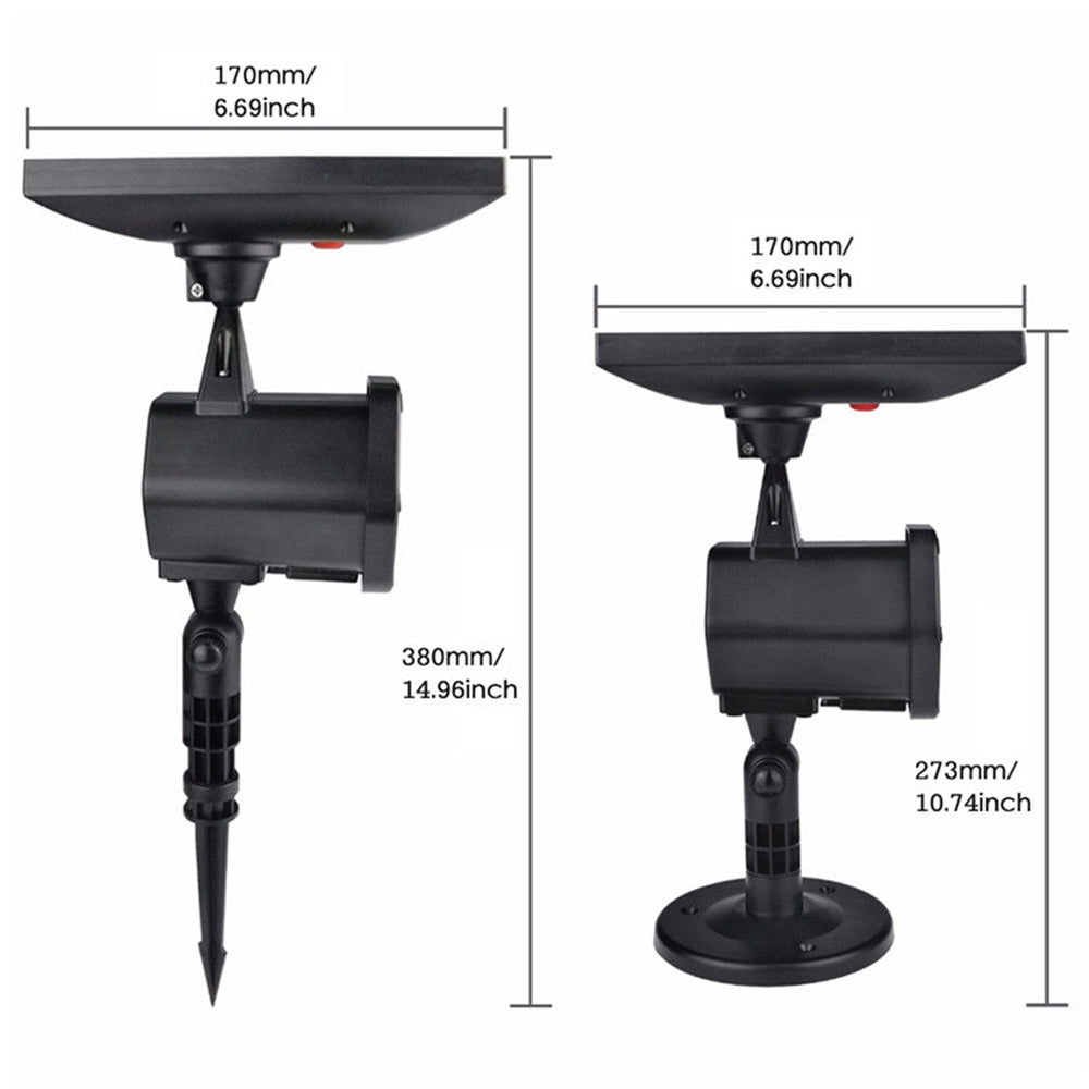 Solar USB Outdoor Waterproof Lawn Light, Laser Light Holiday Lamps, Long Standby Garden Path Landscape Lighting