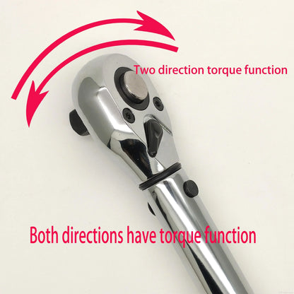 Professional Torque Wrench Square Drive, High Precision Torques Key for Cars, Bikes & Maintenance Tools