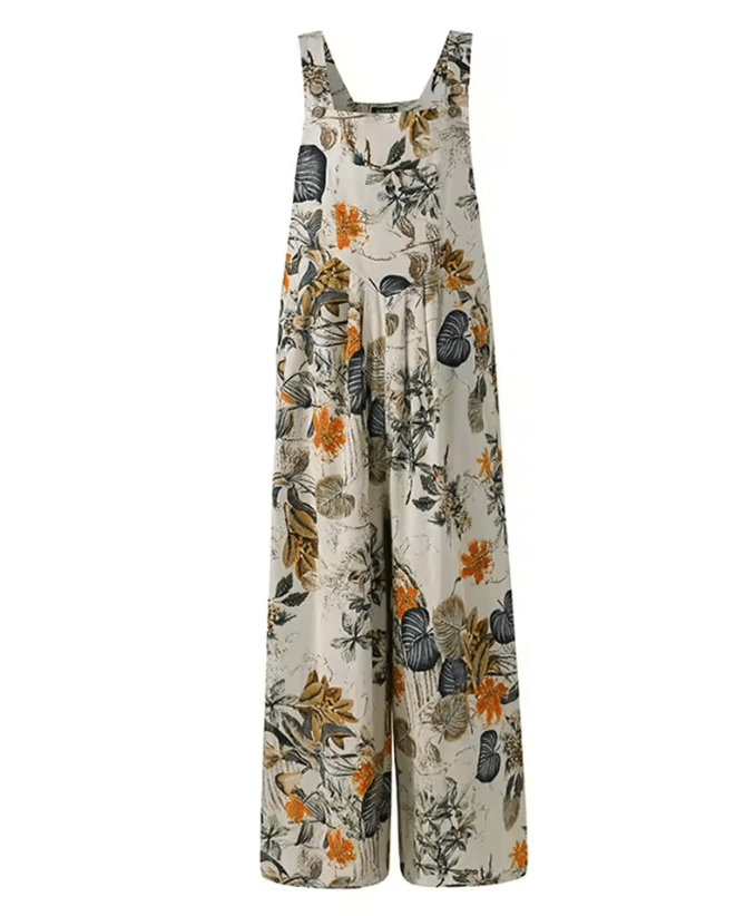 LeafEase Womens Cotton Linen Jumpsuit With Pockets 5