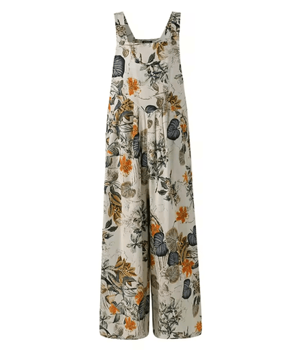 LeafEase Womens Cotton Linen Jumpsuit With Pockets 5