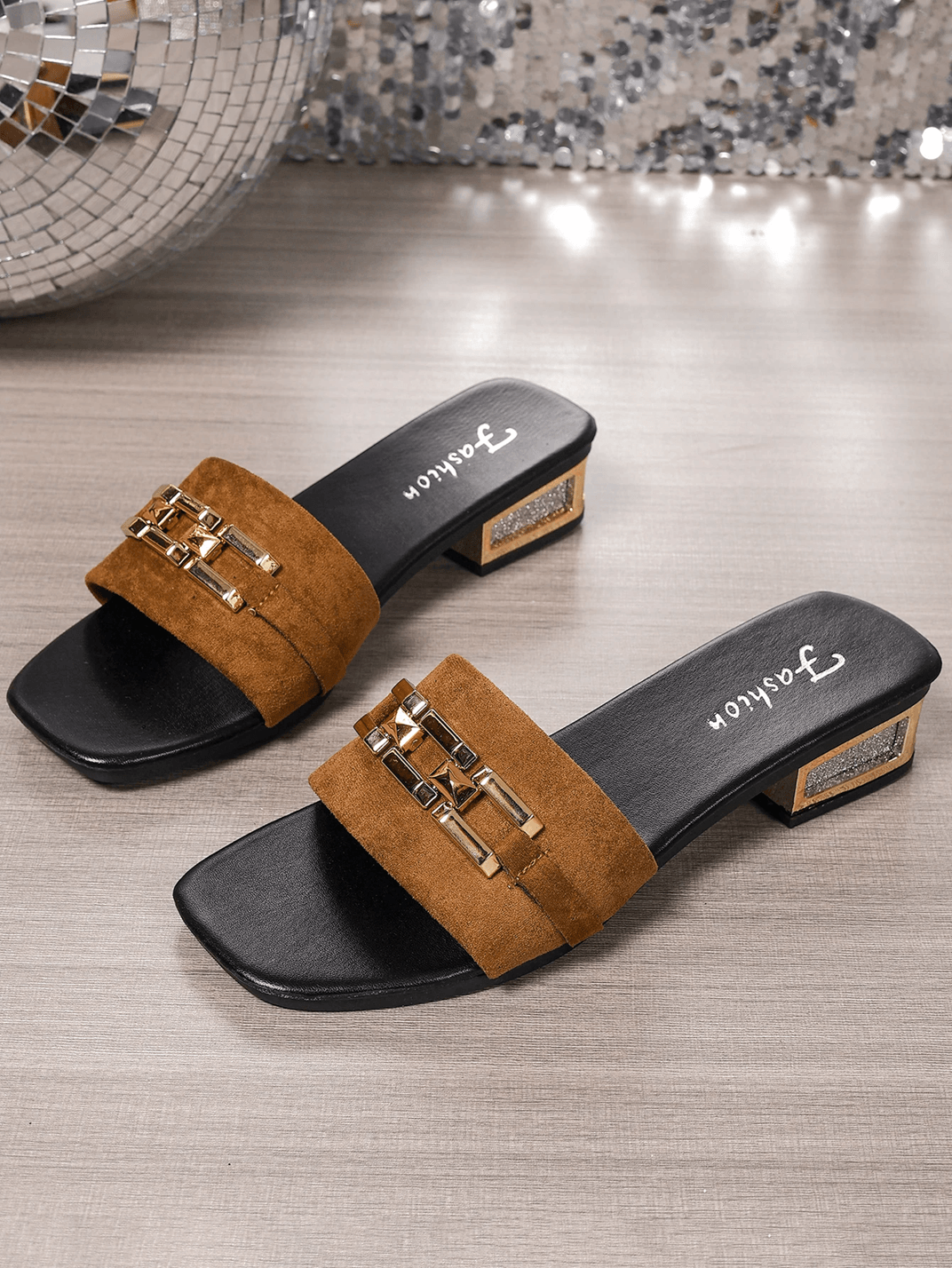 BellaStep Womens Bohemian Buckle Sandals With Low Heel 3