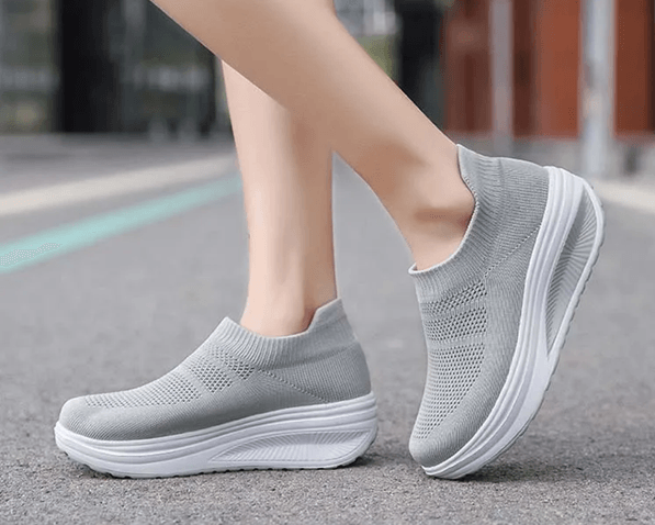 StrideEase Womens Slip On Platform Sneakers 2