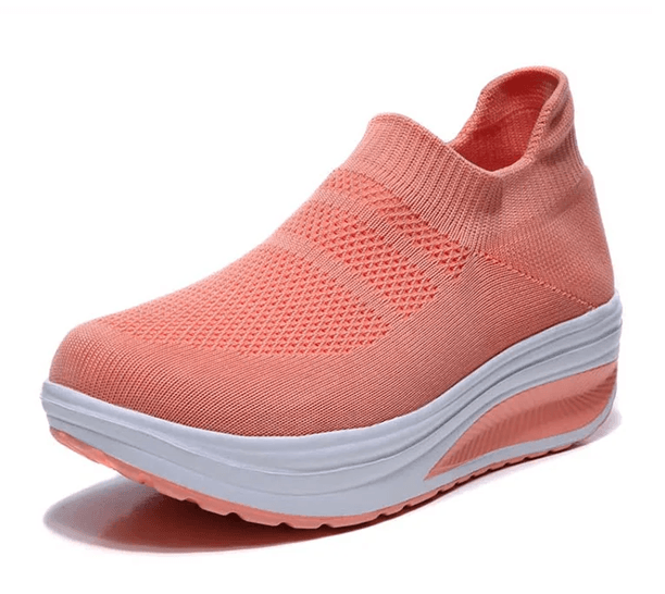 StrideEase Womens Slip On Platform Sneakers 5