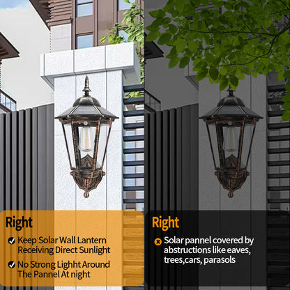 Solar Garden LED Lights Retro Landscape Pathway Light Outdoor Tungsten Filament Lamps Street Floor  3