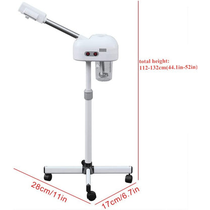 Professional Facial Steamer for Beauty Salon & Home, Steam Machine with Rotating Nozzle to Cleanse Skin & Unclog Pores