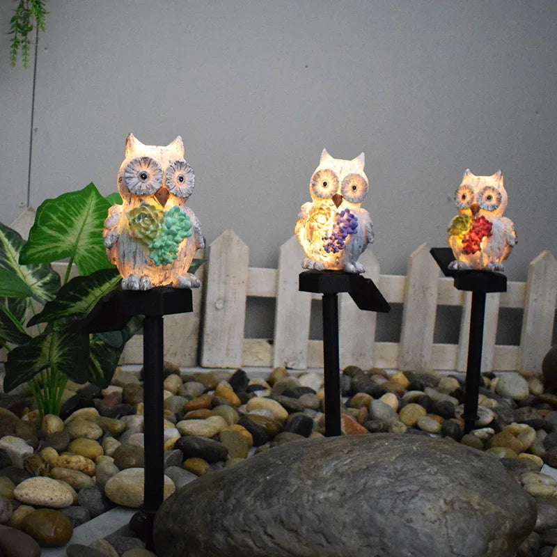 Modern Garden Decoration Snail Outdoor, Solar New Magnesium Oxide Resin Light, Waterproof Garden Plug Landscape Lighting
