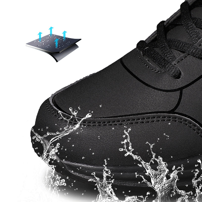 Winter Warm Sneakers For Men AntiSlip Running Shoes  Breathable  Lightweight Walking Shoes 2