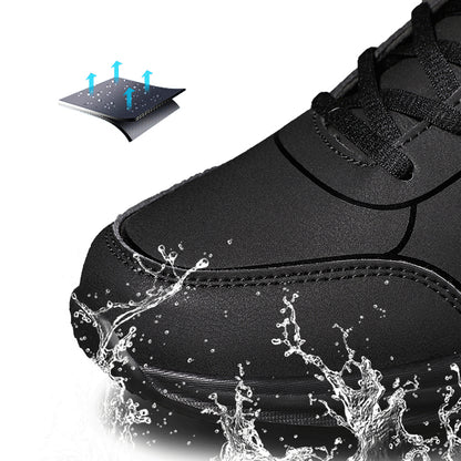 Winter Warm Sneakers For Men AntiSlip Running Shoes  Breathable  Lightweight Walking Shoes 2