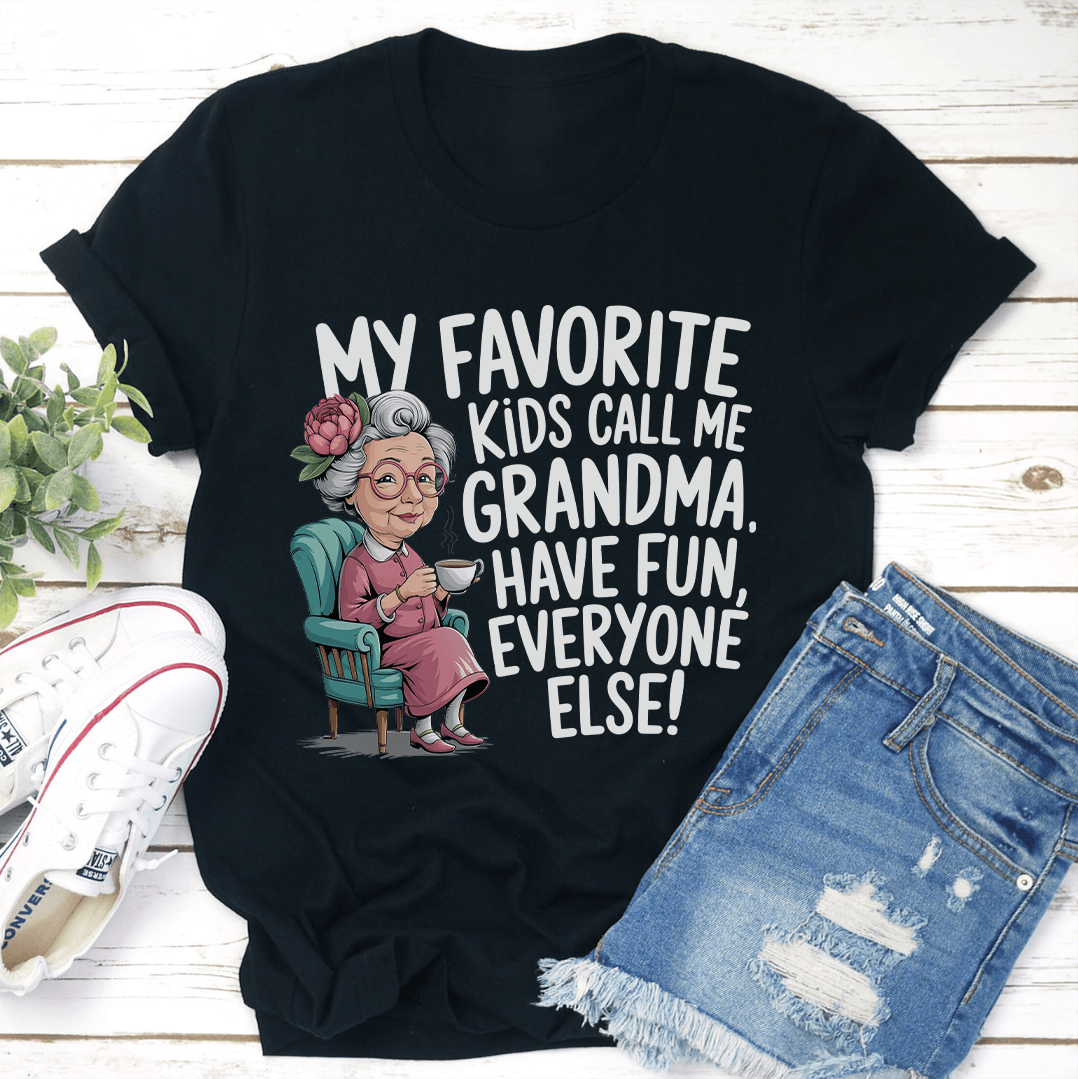 My Favorite Kids Call Me Grandma Tee 2