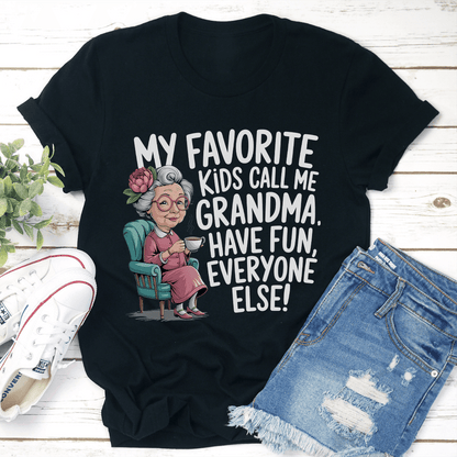 My Favorite Kids Call Me Grandma Tee 2