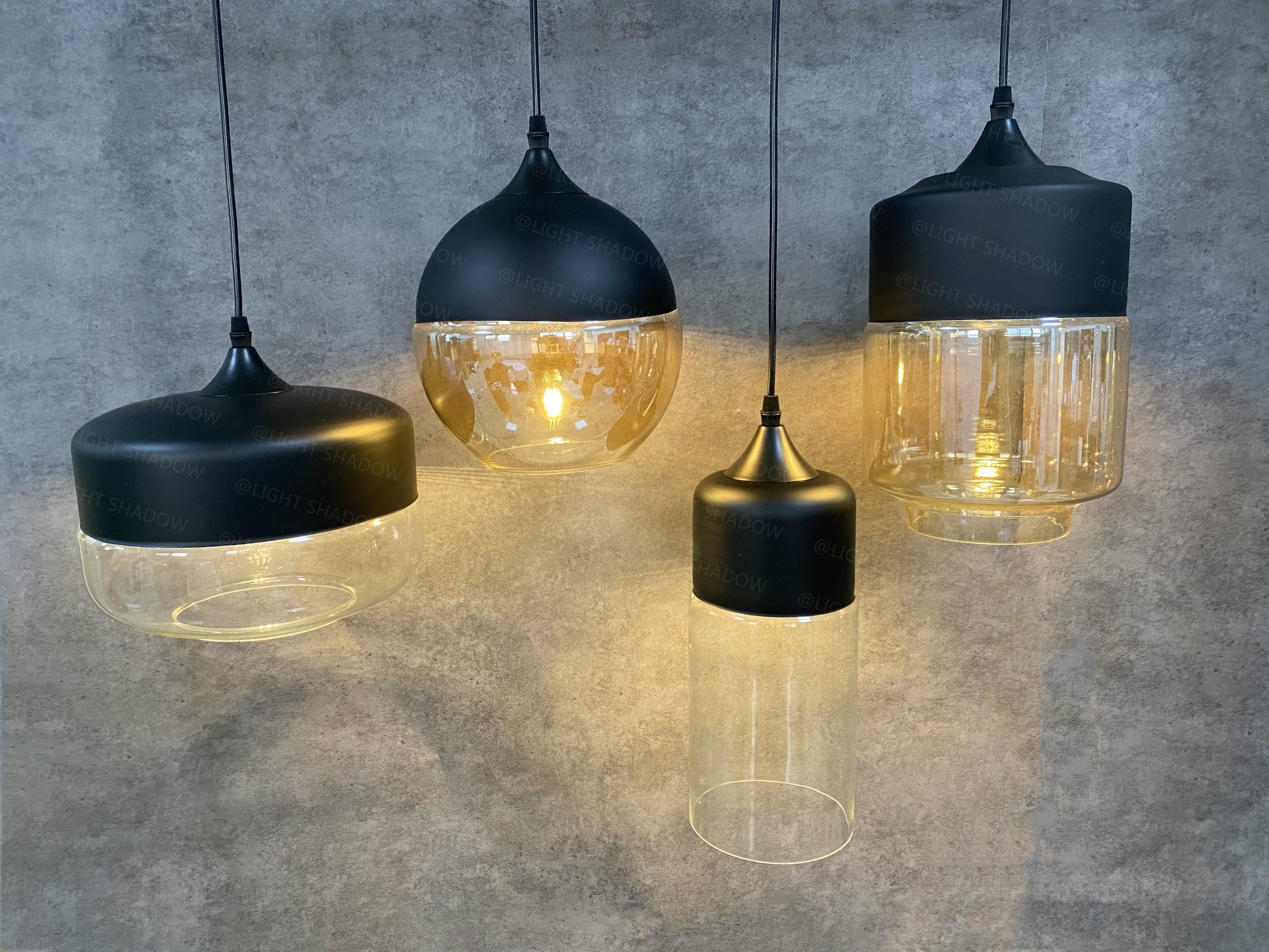Nordic Pendant Lamp, Modern Glass Hanging LED Light Fixture for Restaurant, Living Room, Bedroom, Indoor Decoration