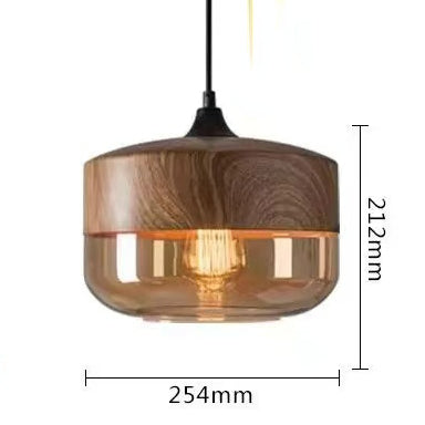 Nordic Pendant Lamp, Modern Glass Hanging LED Light Fixture for Restaurant, Living Room, Bedroom, Indoor Decoration