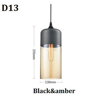 Nordic Pendant Lamp, Modern Glass Hanging LED Light Fixture for Restaurant, Living Room, Bedroom, Indoor Decoration