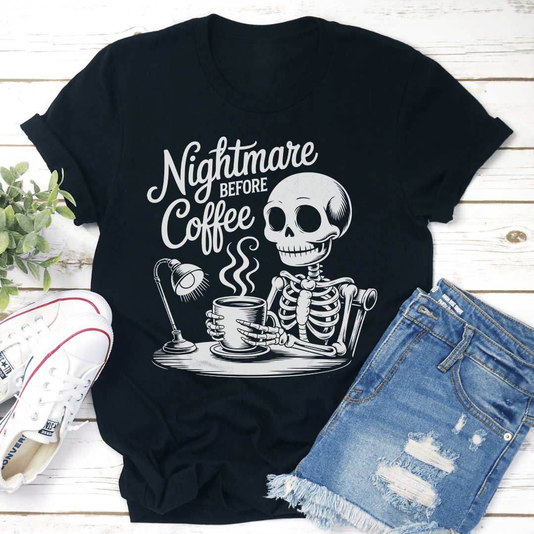 Nightmare Before Coffee Tee 1