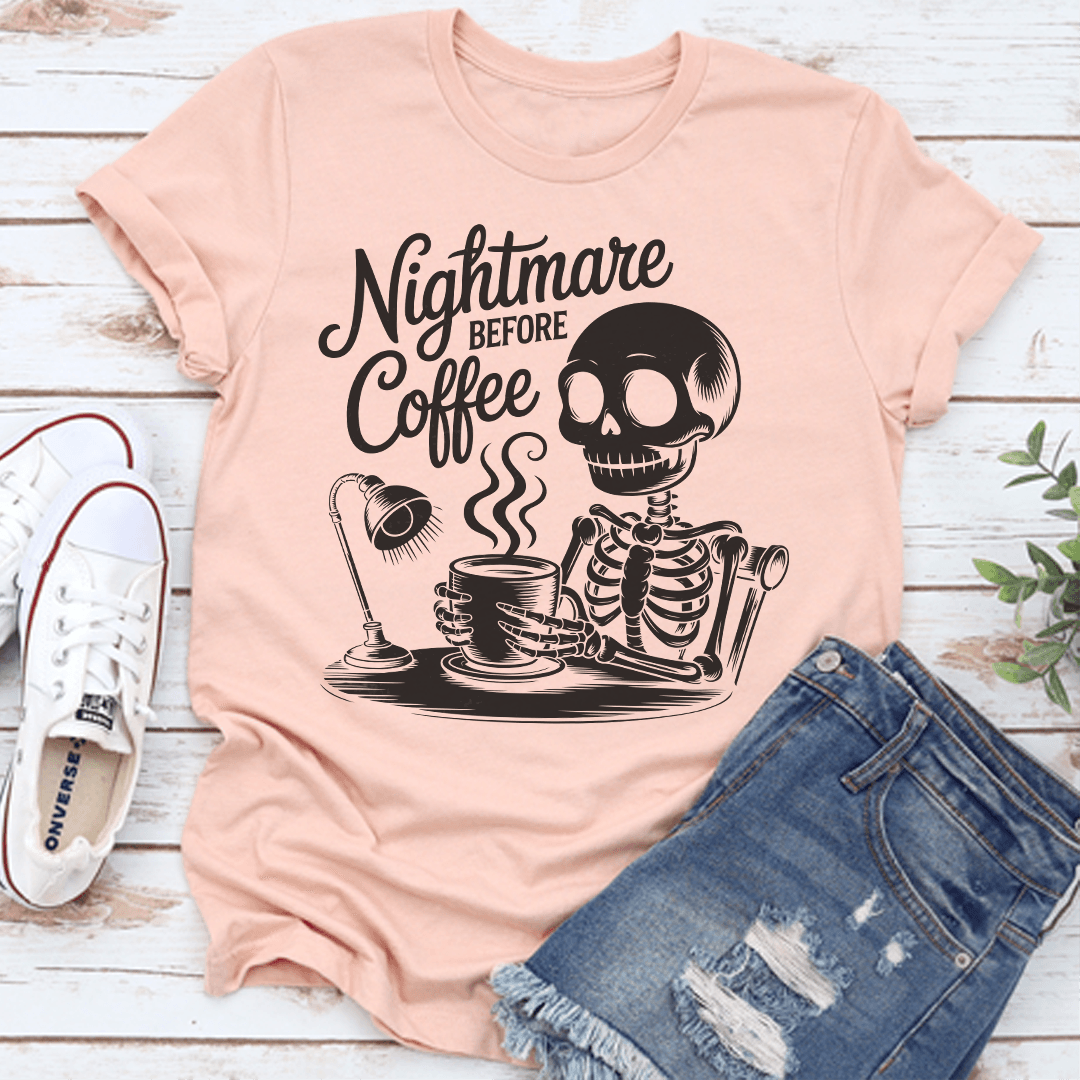 Nightmare Before Coffee Tee